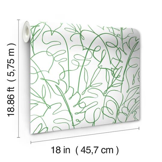 RoomMates Tamara Day Tropical Signature Peel & Stick Wallpaper